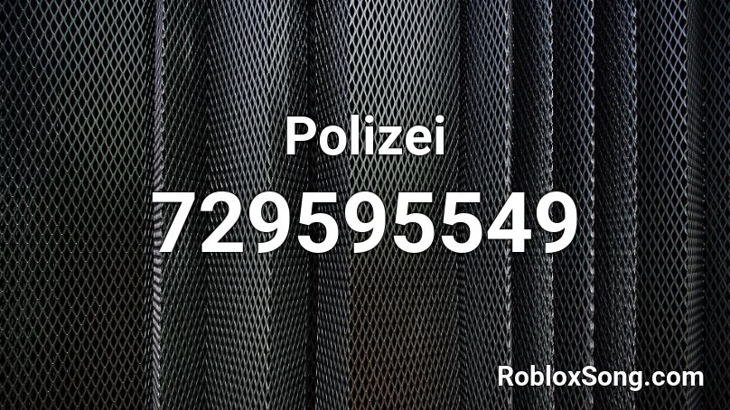 Polizei Roblox ID