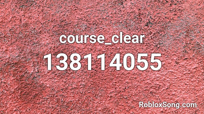 course_clear Roblox ID