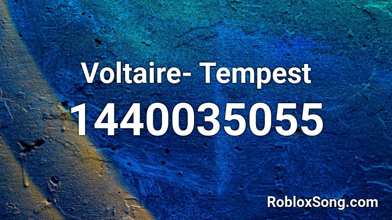 Voltaire- Tempest Roblox ID