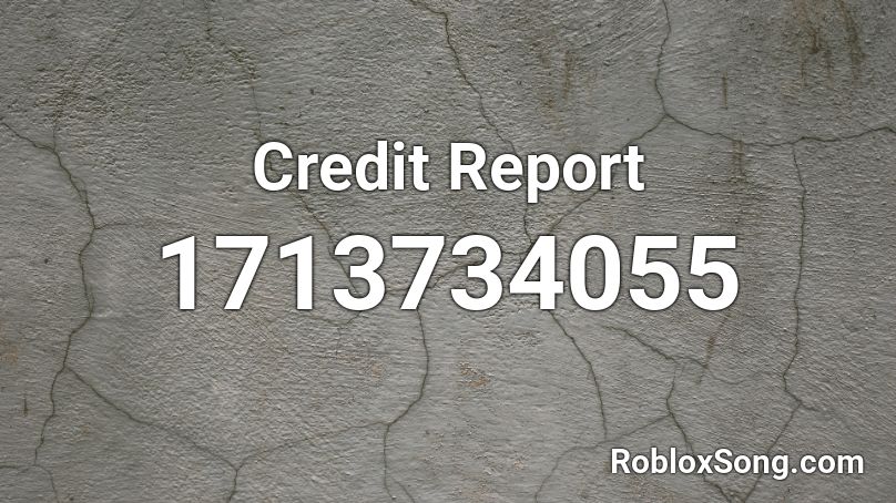 Credit Report Roblox ID