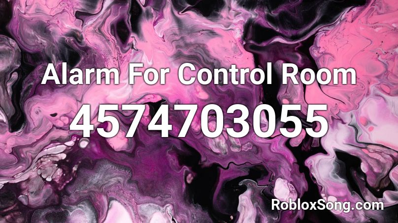 Alarm For Control Room Roblox ID