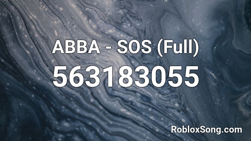ABBA - SOS (Full) Roblox ID
