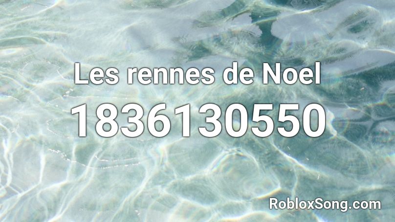 Les rennes de Noel Roblox ID