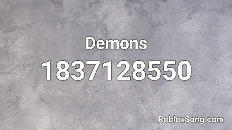Demons Roblox ID