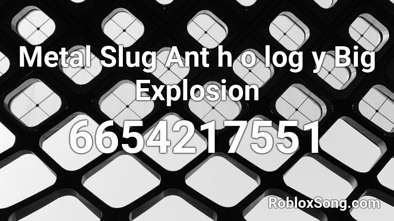 Metal Slug Big Explosion Sound Roblox ID