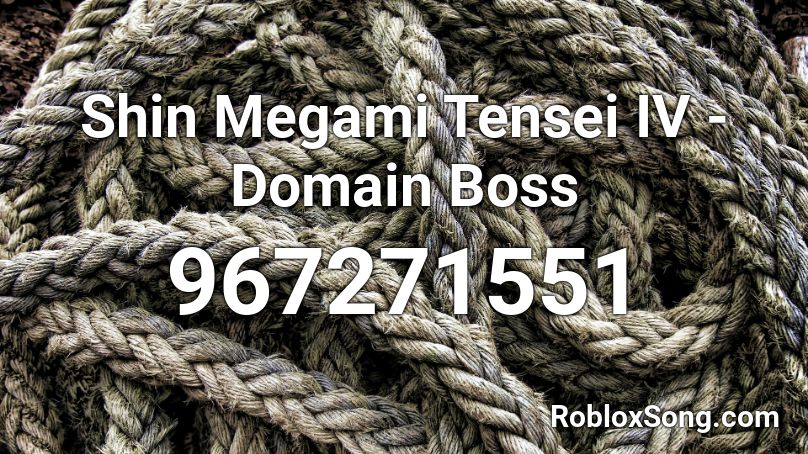 Shin Megami Tensei IV - Domain Boss Roblox ID