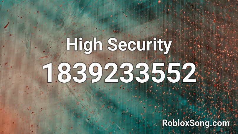 High Security Roblox ID