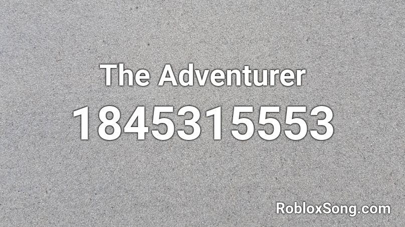 The Adventurer Roblox ID