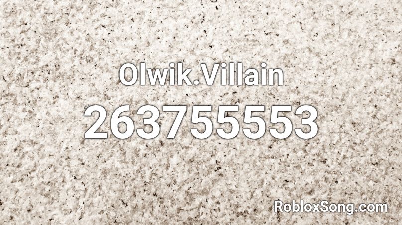 Olwik.Villain Roblox ID