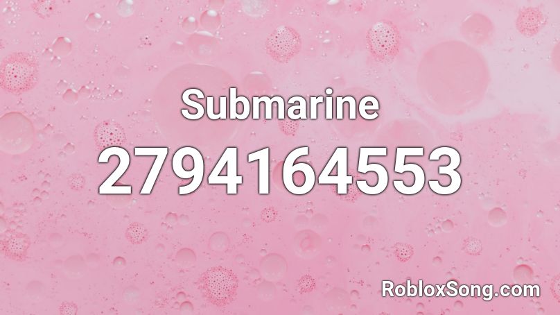 Submarine Roblox ID