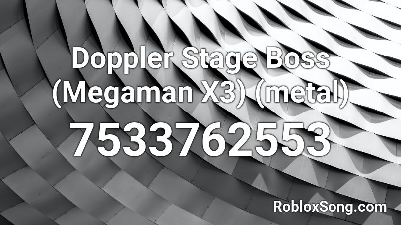 Doppler Stage Boss (Megaman X3) (metal) Roblox ID