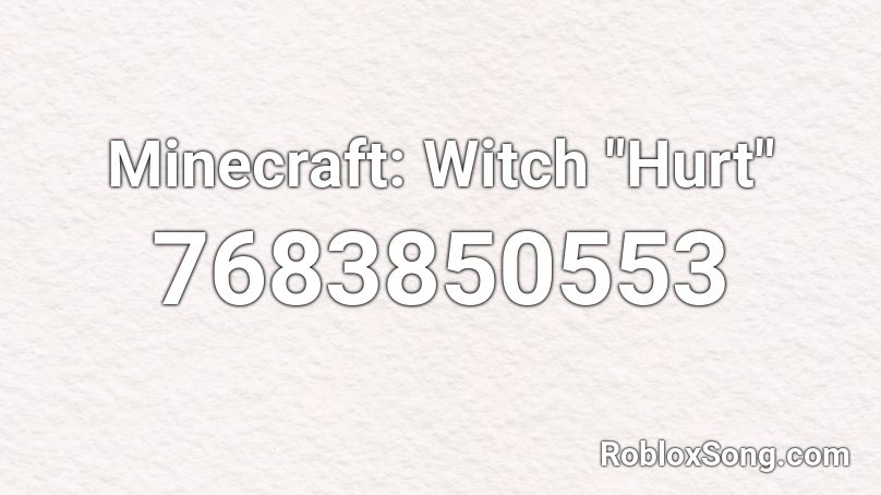 Minecraft: Witch 