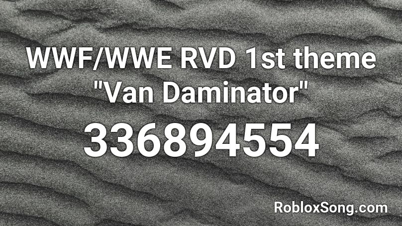 WWF/WWE RVD 1st theme 