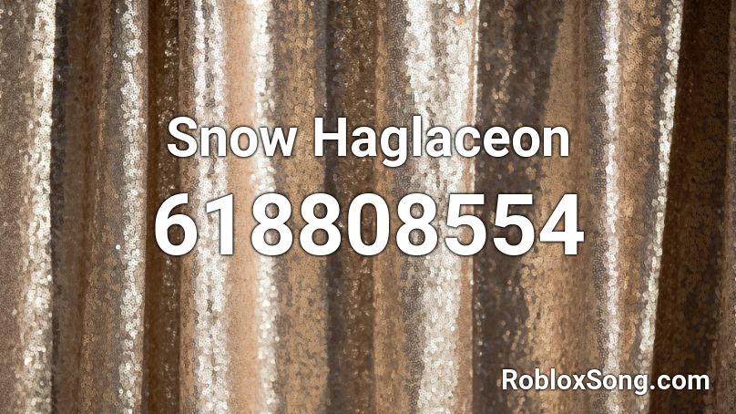 Snow Haglaceon Roblox ID
