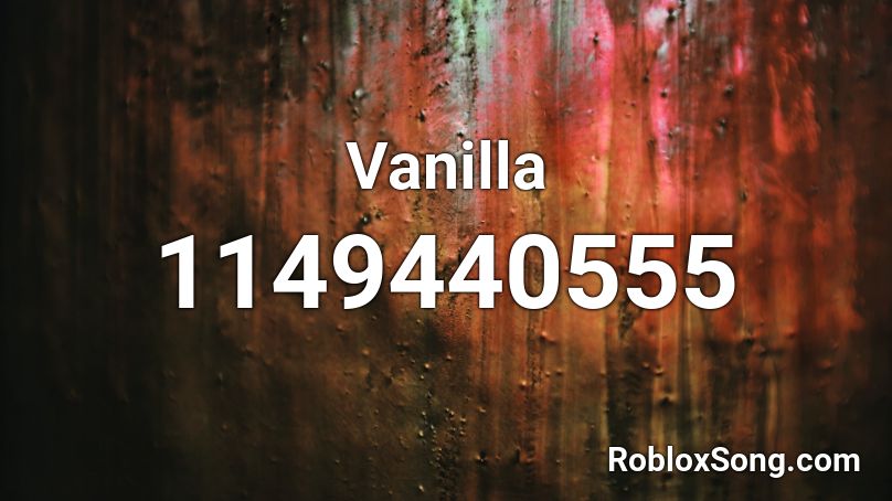 Vanilla Roblox ID