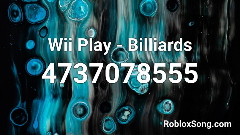 Wii Play - Billiards Roblox ID