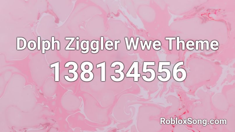 Dolph Ziggler Wwe Theme Roblox ID