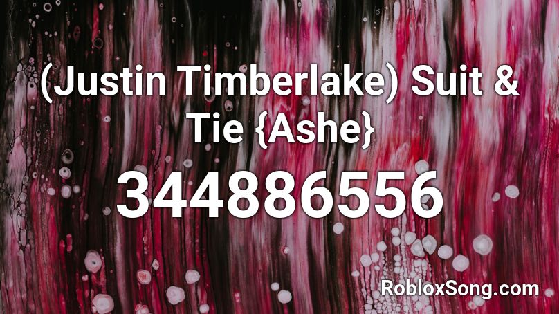 Justin Timberlake Suit Tie Ashe Roblox Id Roblox Music Codes - roblox suit id