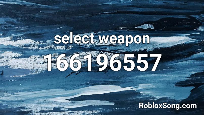 select weapon Roblox ID