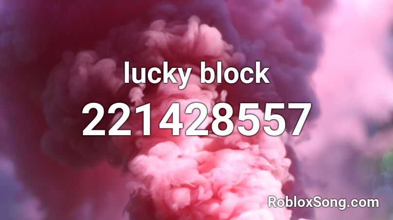 lucky block Roblox ID