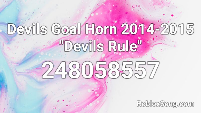 Devils Goal Horn 2014-2015 