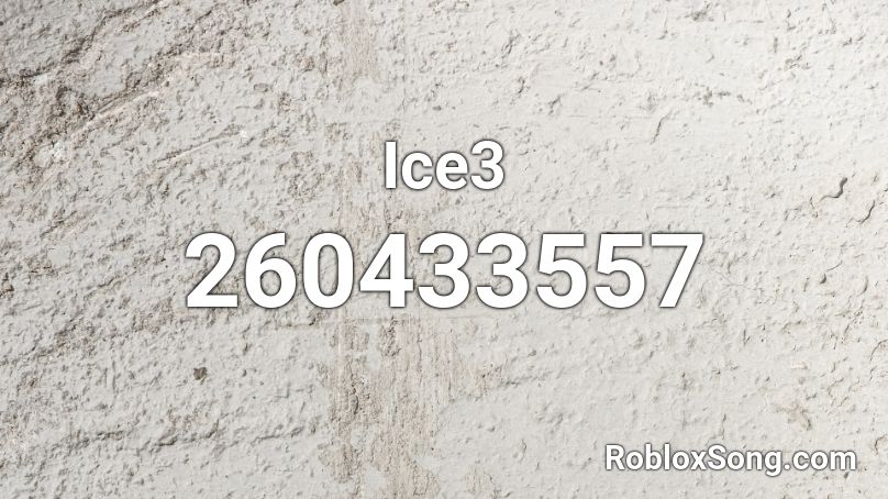 Ice3 Roblox ID