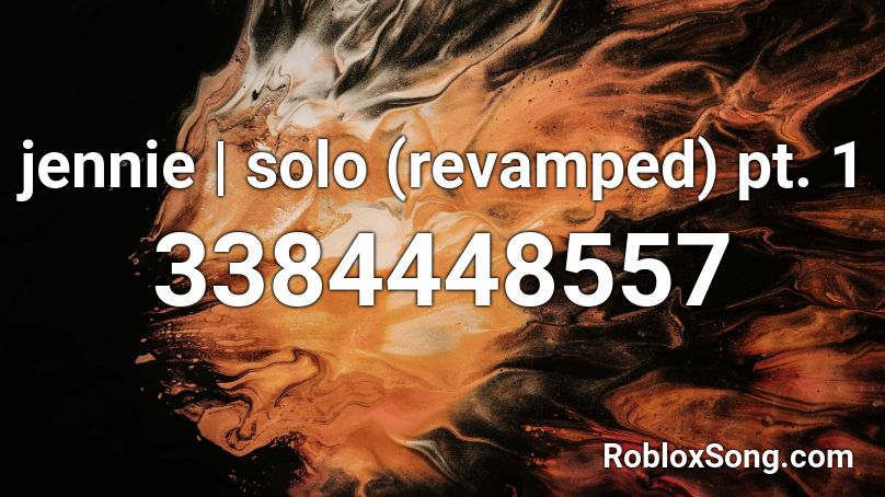 Jennie Solo Revamped Pt 1 Roblox Id Roblox Music Codes - solo jennie roblox id