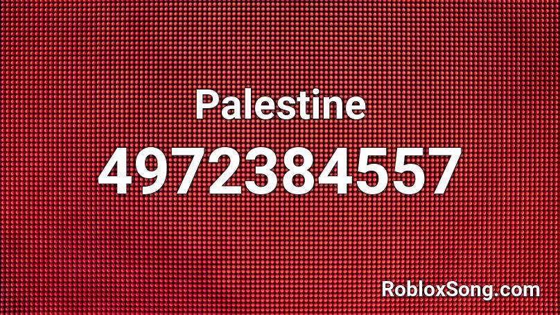 Palestine Roblox ID