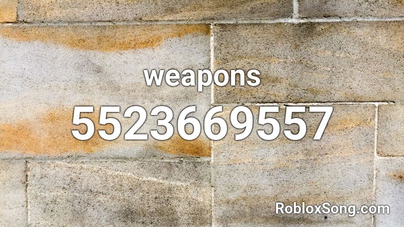 weapons Roblox ID