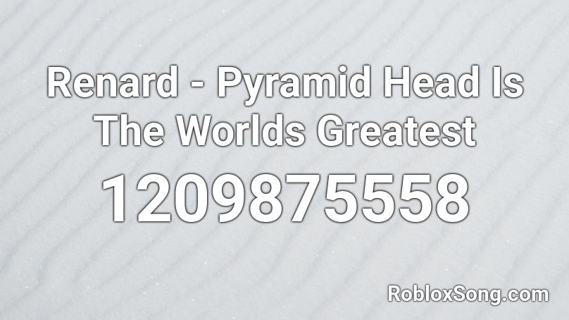 Pyramid Head (archived) Roblox ID