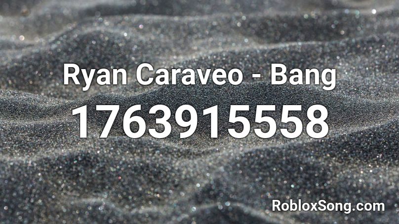 Ryan Caraveo - Bang Roblox ID