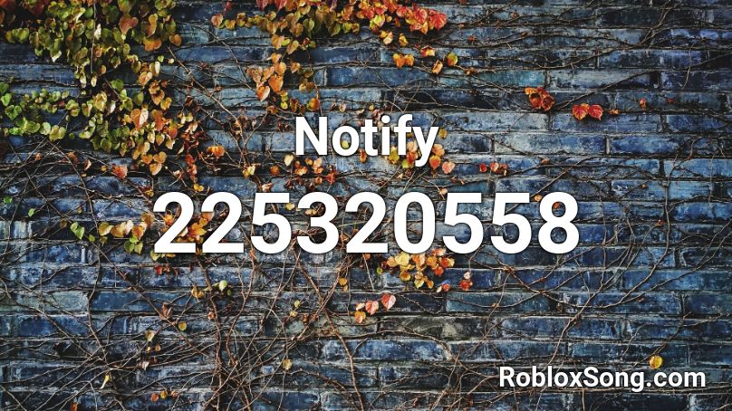 Notify Roblox ID