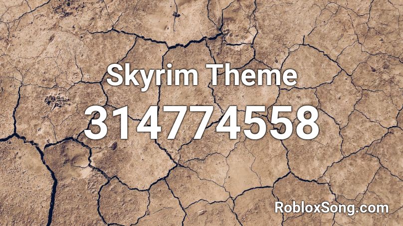 Skyrim Theme Roblox ID