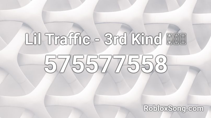 Lil Traffic - 3rd Kind 第三種 Roblox ID