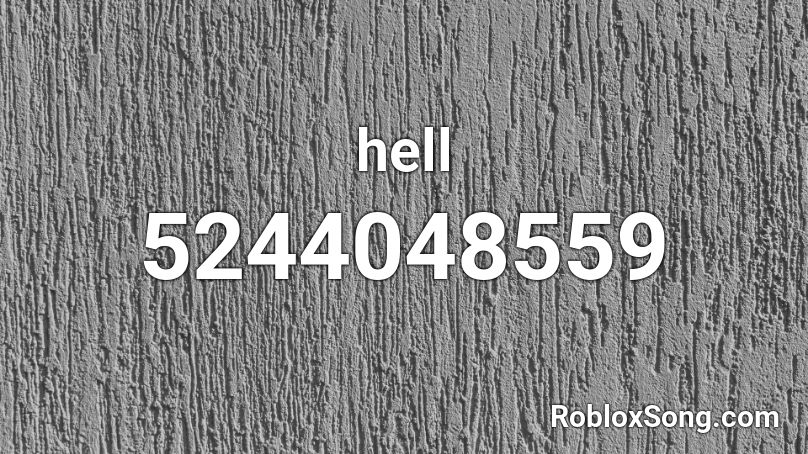 hell Roblox ID