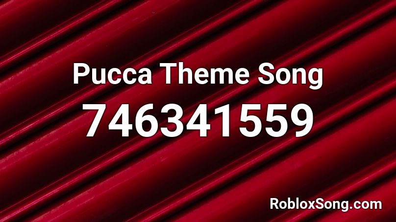 Pucca Theme Song Roblox ID