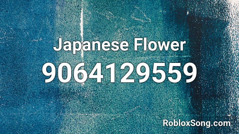 Japanese Flower Roblox ID