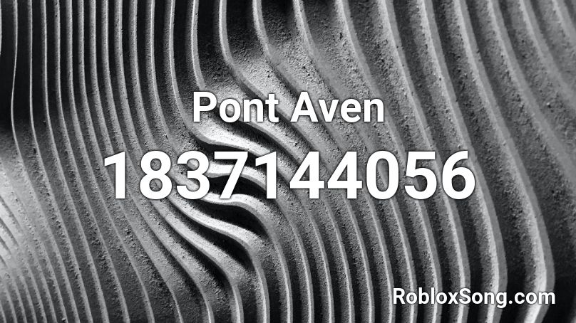 Pont Aven Roblox ID