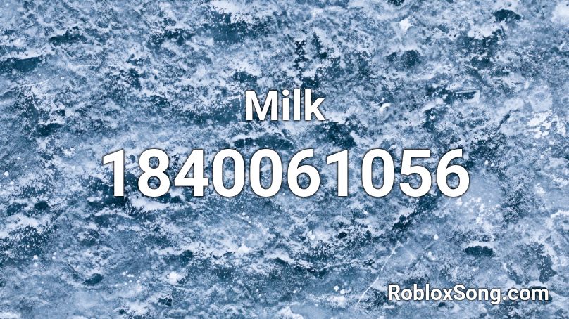 Milk Roblox ID