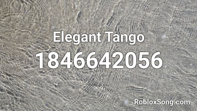 Elegant Tango Roblox ID