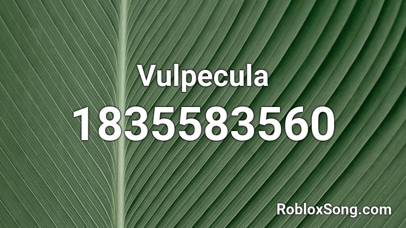 Vulpecula Roblox ID