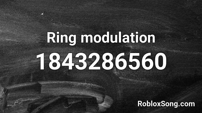Ring modulation Roblox ID