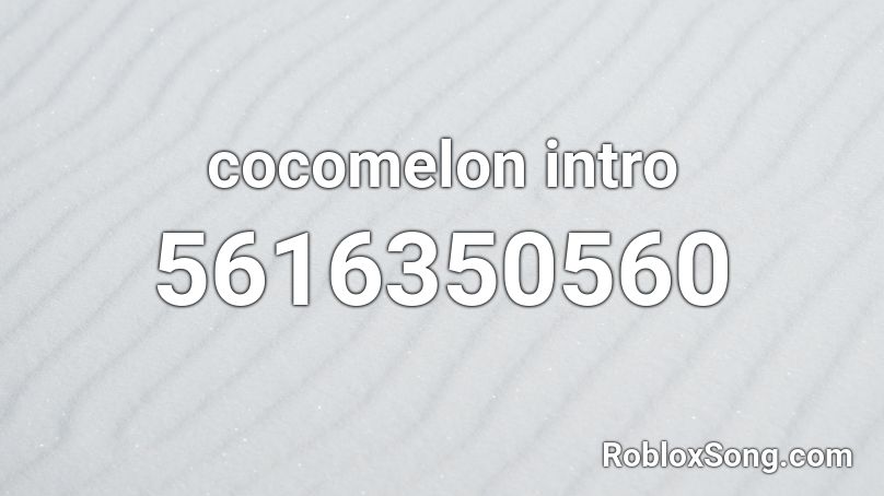 Cocomelon Intro Roblox Id Roblox Music Codes - naruto silhoutte roblox song id