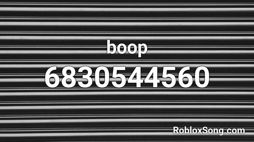 boop Roblox ID