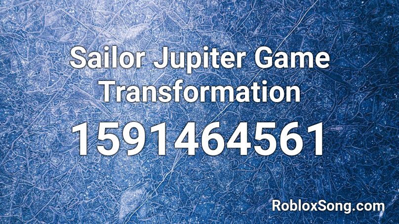 Sailor Jupiter Game Transformation  Roblox ID