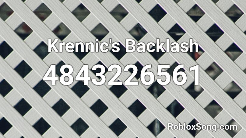 Krennic's Backlash Roblox ID