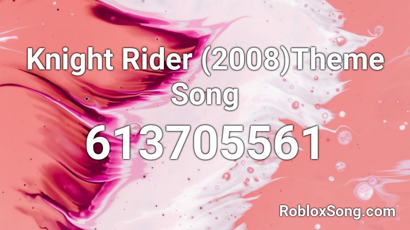 knight rider theme song knigh rider