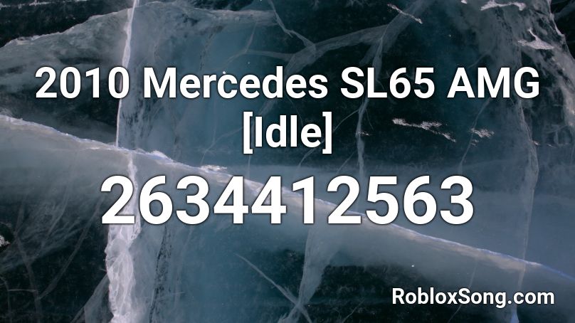 2010 Mercedes SL65 AMG [Idle] Roblox ID