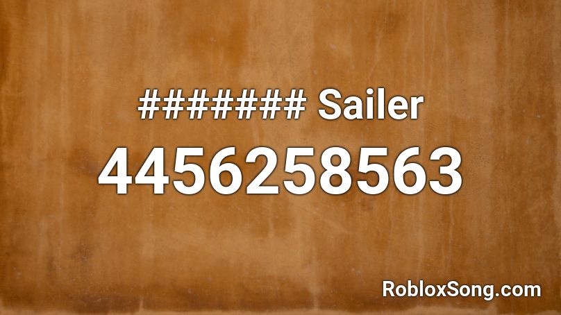####### Sailer Roblox ID