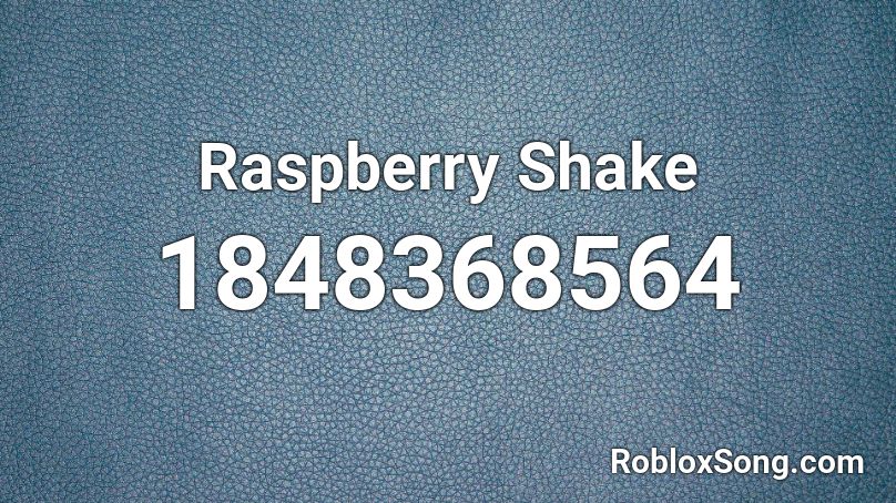 Raspberry Shake Roblox ID